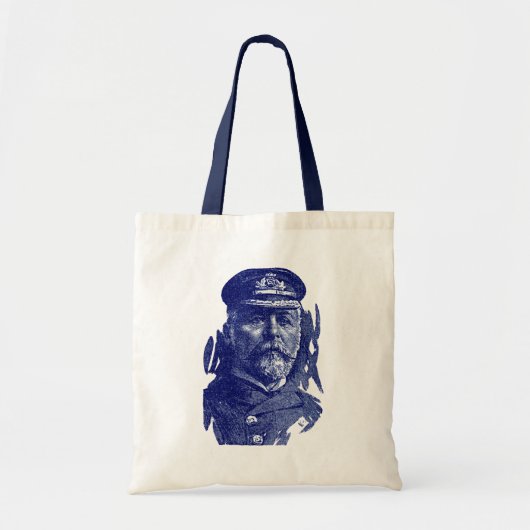 HMS Titanicのジョン・スミス船長 トートバッグ (正面)