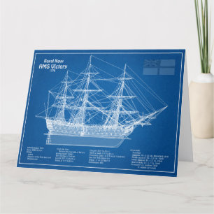 HMS Victory – 船舶設計計画ABD サンキューカード