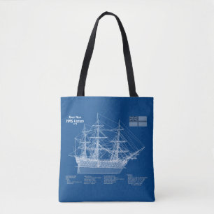 HMS Victory – 船舶設計計画ABD トートバッグ