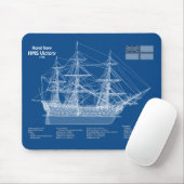 HMS Victory – 船舶設計計画ABD マウスパッド (マウス)