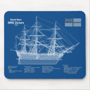 HMS Victory – 船舶設計計画ABD マウスパッド