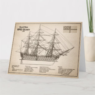 HMS Victory – 船舶設計計画SD サンキューカード