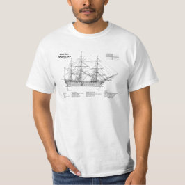HMS Victory – 船舶設計計画SD Tシャツ