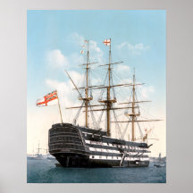 HMS Victory 16インチx 20インチポスター