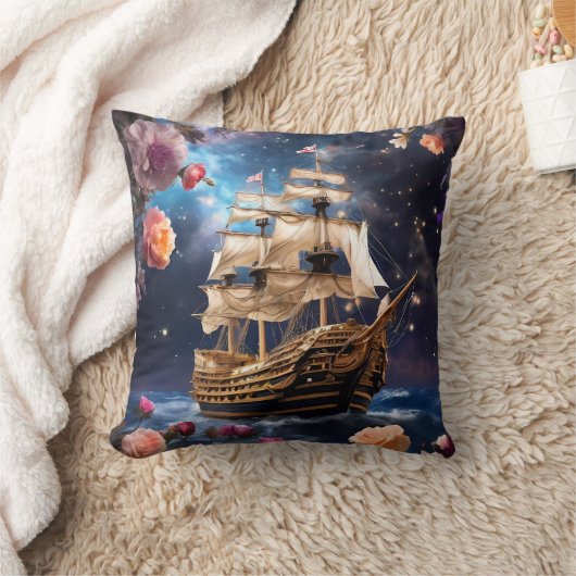 HMS Victory Lord Nelsons Ship クッション (ブランケット)