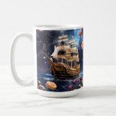 HMS Victory Lord Nelsons Ship コーヒーマグカップ (左)