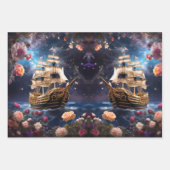 HMS Victory Lord Nelsons Ship ラッピングペーパーシート (正面3)