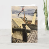 HMS Victory Ship 空白の Greeting Card カード (正面)