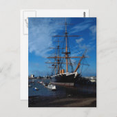HMS Warrior」（イギリス、ポーツマス） ポストカード (正面/裏面)