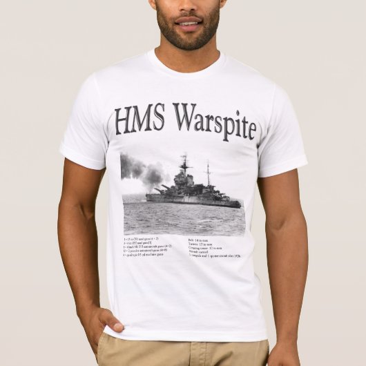 HMS Warspite Tシャツ (正面)