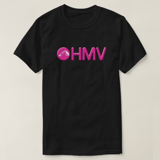 HMV旧ロゴ Tシャツ (デザイン正面)