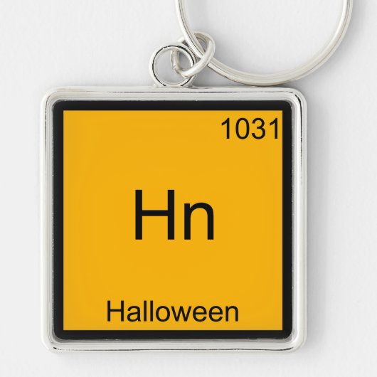 Hn - ハロウィン ユーモア 元素 メメ 化学 Tシャツ キーホルダー (正面)