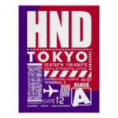 HND東京空港 ポスター (正面)