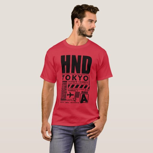 HND羽田東京 Tシャツ (正面フル)