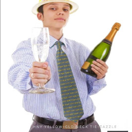 HNYイエローゴールド製ネックタイ ネクタイ