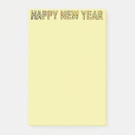 HNY-イエロー-Gld ポストイット