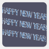 HNY – ブルーダイヤモンド スクエアシール (正面)