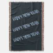 HNY – ブルーダイヤモンド スローブランケット (正面縦)