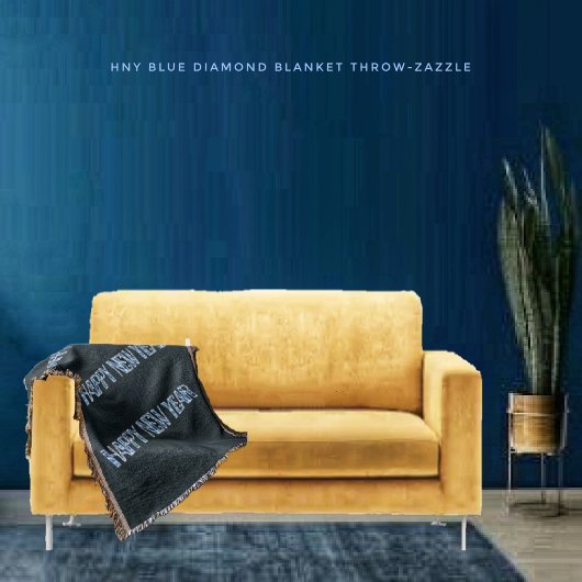 HNY – ブルーダイヤモンド スローブランケット