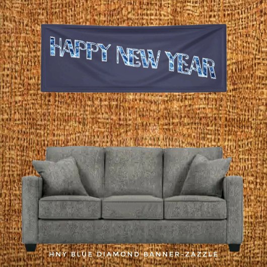HNY – ブルーダイヤモンド 横断幕