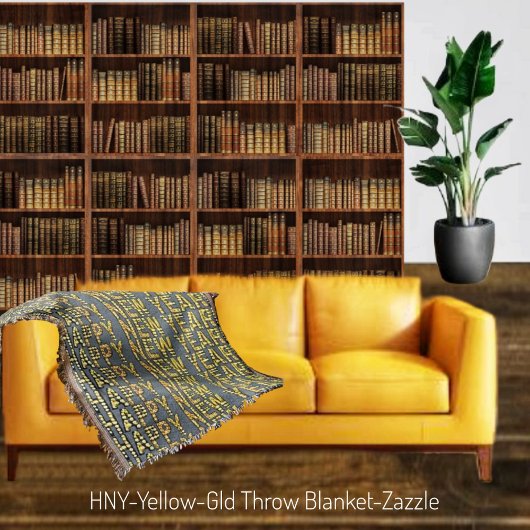 HNY – 黄 – Gld スローブランケット