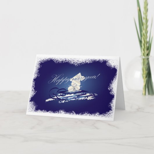 HNY sled サンキューカード (正面)