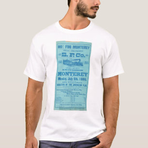 Hoそうモンテレーのために。 太平洋広告(1652A) Tシャツ