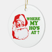 HOで私一方、 セラミックオーナメント (左)