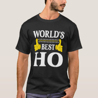 Hoの姓の面白いチームファミリーラストネーム世界のベスト Tシャツ