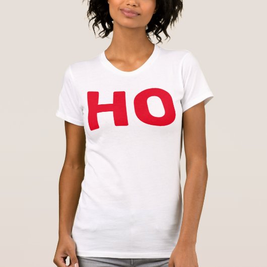 HOクリスマスおもしろい Tシャツ (正面)