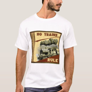 HO列車の規則のTシャツ Tシャツ