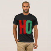 HO3クリスマスのワイシャツ(Ho Ho Ho) Tシャツ (正面フル)