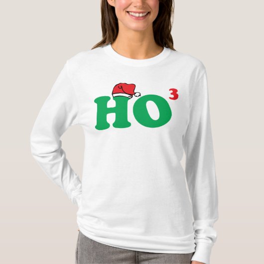 Ho3女性フード付きスウェットシャツ Tシャツ (正面)
