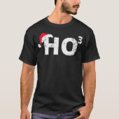 Ho3 Cubed Christmas HoHoHo Math Teacher Funny Gift Tシャツ (正面)