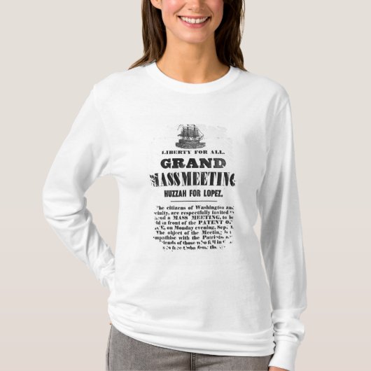 Ho、キューバのために Tシャツ (正面)