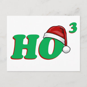 Ho 3 (立方体にされた)クリスマスのユーモア シーズンポストカード