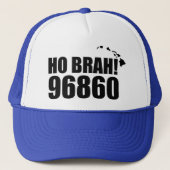Ho Brah!，ハワイZip Code Hat 96860 Pearl Harbor キャップ (正面)