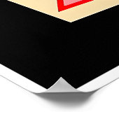 Ho Chi Minh Art Vietnam Travel Poster Saigon Print ポスター (角)