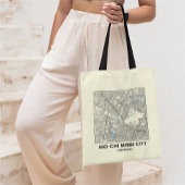 Ho Chi Minh City, Vietnam, City Map Tote Bag トートバッグ