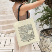 Ho Chi Minh City, Vietnam, City Map Tote Bag トートバッグ