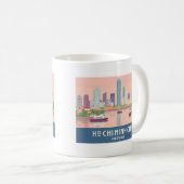Ho Chi Minh City Vietnam Pastel Travel - Saigon コーヒーマグカップ (正面右)