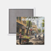 Ho Chi Minh City Vietnam Travel マグネット (正面/裏面)