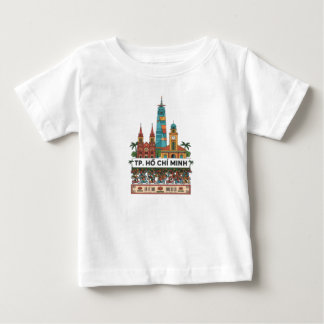 Ho Chi Minh City Vietnam Travel Long Sleeve T-Shir ベビーTシャツ