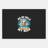 Ho Hoが7月の夏サンタで私のビアクリスマスを開催 ラッピングペーパーシート (正面)