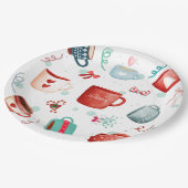 Ho Hoこのクリスマスの私の最新パターンデザイン ペーパープレート (アングル)