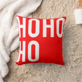 HO HOミニマリストタイポグラフィデザイン クッション (ブランケット)