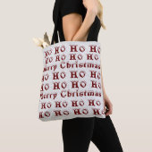 HO HOメリークリスマス トートバッグ (クローズアップ)