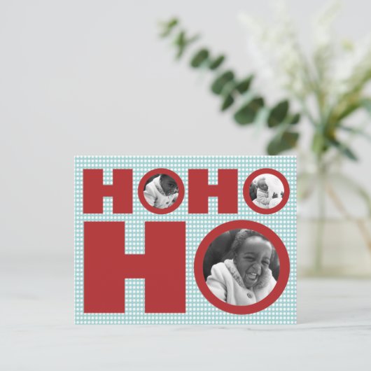 Ho Ho休日の写真の郵便はがき シーズンポストカード (スタンド正面)