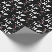 Ho Ho休日の包装紙の黒板 ラッピングペーパー (角)
