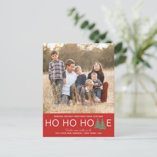 Ho Ho家の休日の移動発表 シーズンポストカード (スタンド正面)